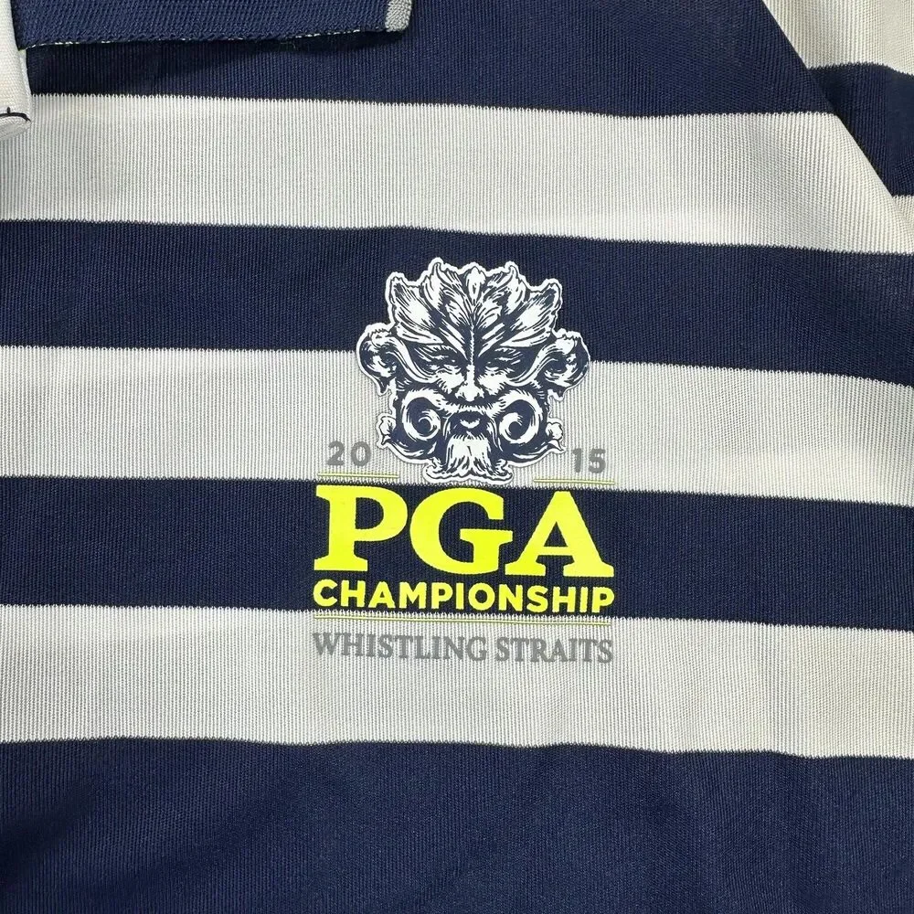 2015 PGA Championship Whistling Straits Shirt Mens 2XL Blue Golf Ralph Lauren